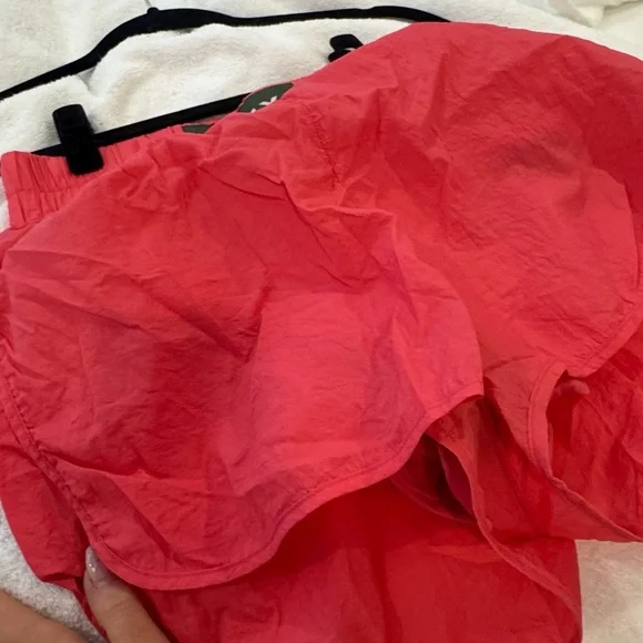 Daily Drills Women's Pink Bubble Shorts - Picture 3 of 4